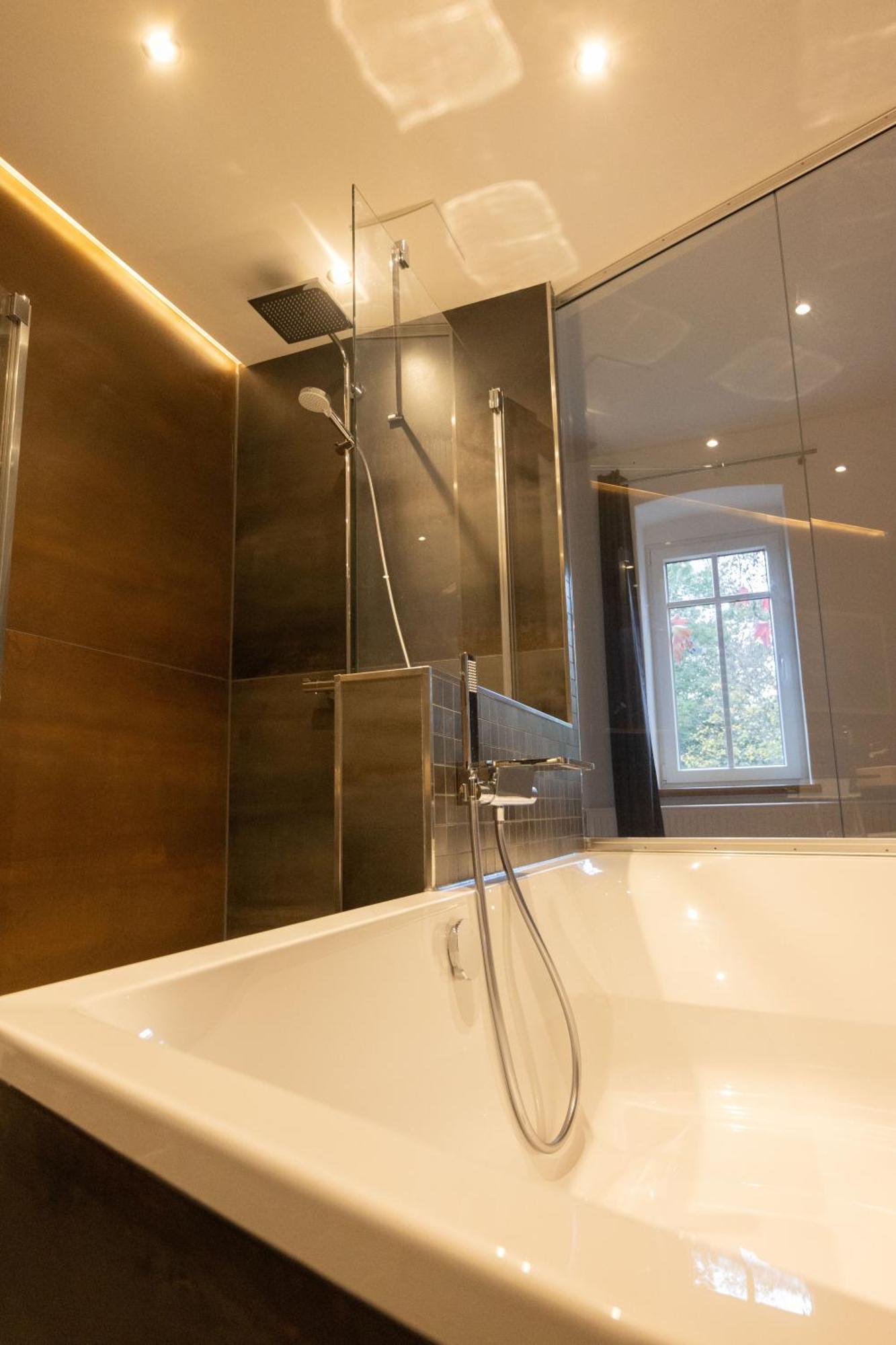 Loft Apartment Mit Grosser Badewanne B Mugeln Ngoại thất bức ảnh