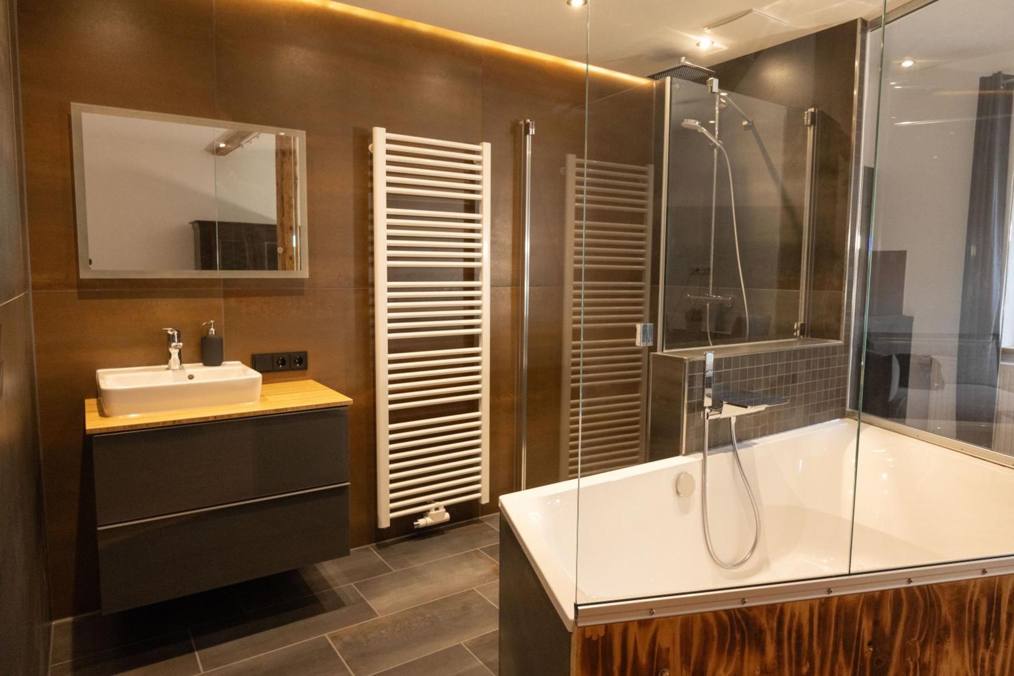 Loft Apartment Mit Grosser Badewanne B Mugeln Ngoại thất bức ảnh
